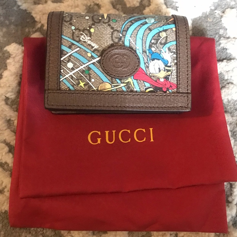 Gucci x Disney Bifold Compact Wallet Card Case Holder